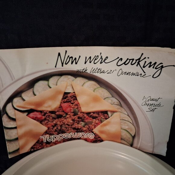 3 Pc Tupperware Ultra Microwave Casserole 1722, 1725 & 1726 Lid - Picture 5 of 10